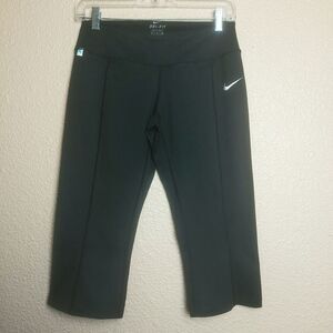 Nike Women's Black Wide Leg Fleece‎ Pants Size XS
